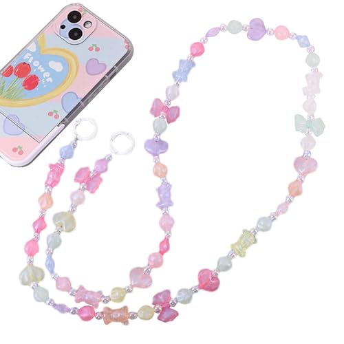 Corrente de telefone ao redor do pescoço, cordão para celular, pingente de corrente de telefone – co