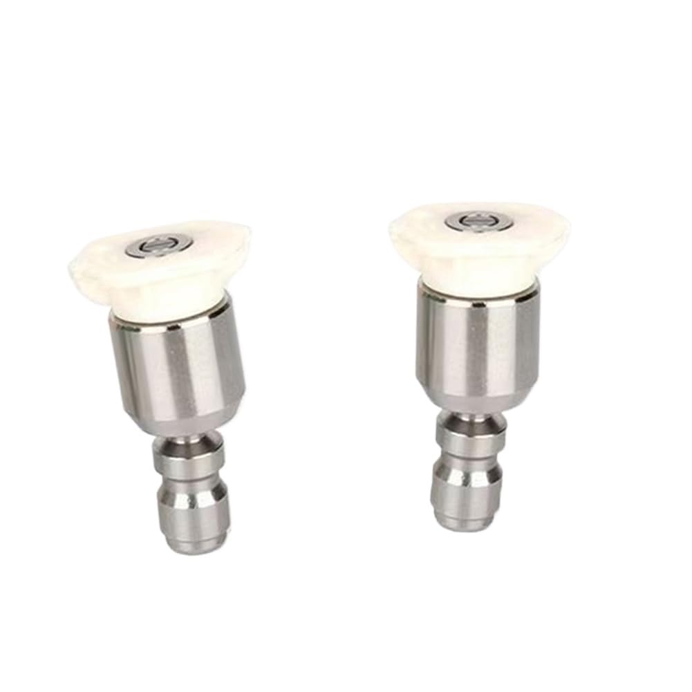 Pressure Washer Nozzle, Pressure Washer Nozzle Tips 2 Pack 1/4 Inch QC 4000 PSI 0-40 Degrees 1.0-2.0mm(40°,Hole Diameter 1.2mm (0.047in))
