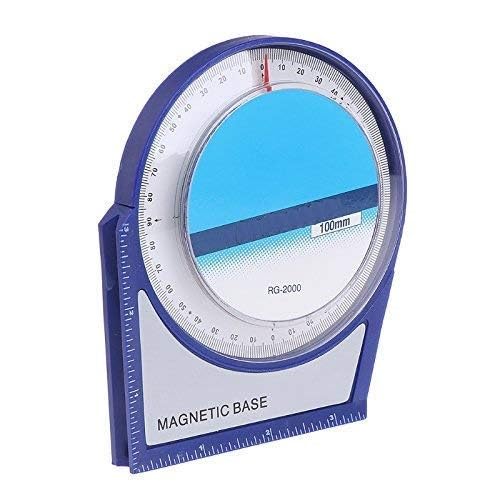 Inclinometer Protractor Tilt Level Meter Angle Finder Clinometer with Magnetic Base, Multicolored