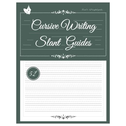 Cursive Writing Slant Guides