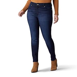 Lee-Womens-Plus-Size-Sculpting-Slim-Fit-Skinny-Leg-Jean Lee Women's Plus Size Sculpting Slim Fit Skinny Leg Jean, Nightingale, 18