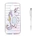 Produktbild MOTO G5S HandyHülle,Grandoin® Süßes Muster Transparent Ultra Dünn Weiche TPU Silikon Schutz Handy Hülle Handytasche HandyHülle Etui Schale Schutzhülle Case Cover für Motorola Moto G5S - Pony