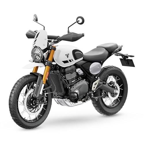 Image of TRIUMPH Scrambler 400 XC Bike Vanilla White Booking for Ex-Showroom Price