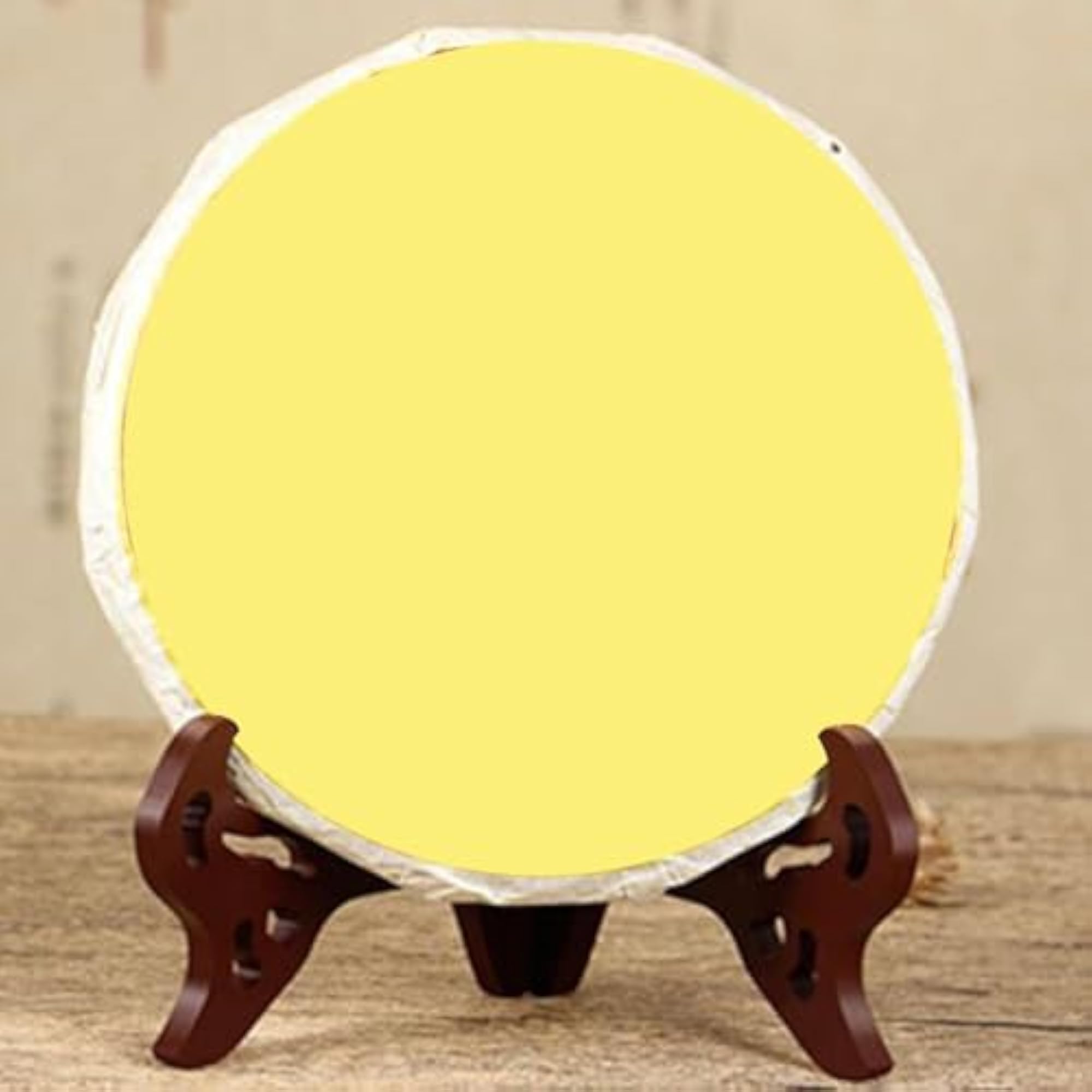 Plate Display Stand Wooden Tea Cake Display Stand 7inch