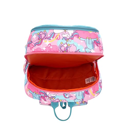 Image of American Tourister Jupy | 26 Ltrs | 2 Compartments | Bottle Pocket | Ergonomic Padded Back Panel & Shoulder Straps | Kids Backpack | 1 Year International Warranty | Unicorn Pink