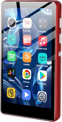 Lecteur MP4 WiFi et Bluetooth SWOFY, grand écran tactile 4.0 pouces pour vidéo et musique