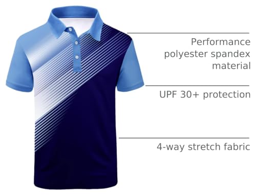 Image of ZITY Mens Golf Shirt Short Sleeve Athletic Casual Work Collared Polo Tshirt
