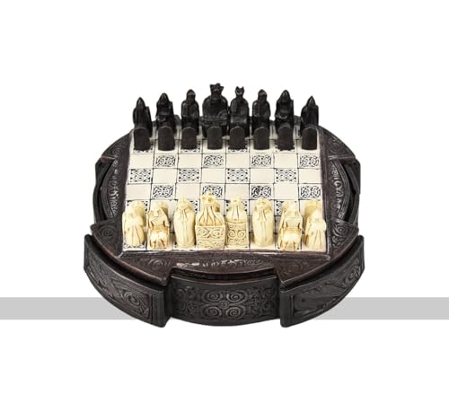 Masters Traditional Games Isle of Lewis Chess Set