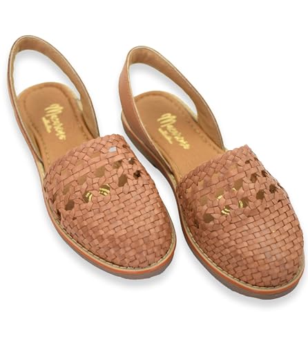 Image of Macarena Collection Womens Shoes Leather Sandals for Women | Huarache Handmade Mexican Sandals Women | Comfortable & Stylish Womens Sandals 2340