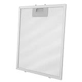 Mikikit Filtro De Grasa Para Campana Extractora De Cocina 5 Capas 32x26x0.9cm Compatible Varias Campanas Material De Aluminio y Abs Adecuado Para Cocina y Restaurantes