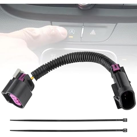 NuIth Auto Start Stop Deactivating Wire Harness for 2013-2018 Chevy Equinox Malibu Cruze/Cadillac CT6 XT4 XT5 XT6/Buick Enclave Encore, Vehicle Auto Stop Start Deactivation Cable, Big Plug Cover