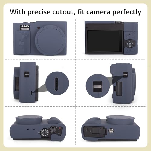 Funda de silicona para cámara Panasonic Lumix ZS99 miniatura 3