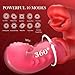 2025 New Edition New Realistic Adult for Women Today Silent Thrusting Stimulation with Strong Suction Cup for Hands Free Play for Women Pleasure TCS96 (Red 1)