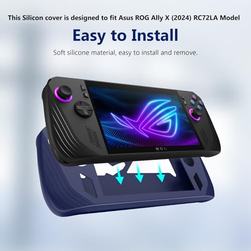ADDGRIP® Silicone Cover Designed for Gaming Console of ASUS ROG Ally X (Fits ROG Ally X (2024) RC72LA Model Only) - Stylish, Shockproof (ASUS ROG... - Image 2