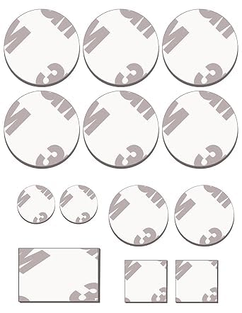 TRUEBOND Round Double Sided Tape Very Strong Adhesive Acrylic Black/Gray Foam Strong Adhesive Office Paste Odorless Double Side Tape (42 MM, Round) (6) (B0D9KHN5RS) Amazon Price History, Amazon Price Tracker