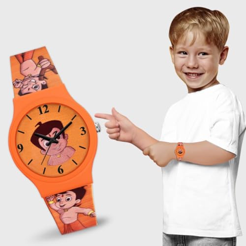 Image of Acnos Character Kid's Happy Colorful Water-Resistant Durable Watch for Boys Kids Boy with Fun Designs Adjustable Strap Positive Messages Watch for Kids