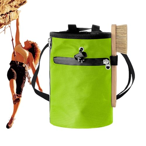 Escalada de Tiza, Bolsa de Tiza de Escalada | Zaken con la Bolsa de la Bolsa de Almacenamiento con Cremallera | Equipo para con Pincel, Bolsa de bocadillos para Entrenamiento de Mascotas