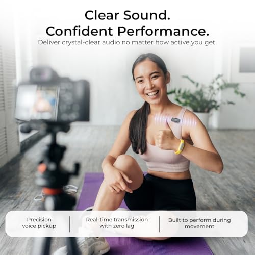 Image of Digitek (DWM 120 Wireless Microphone System, Noise Reduction, 2.4G Mic with 50m Range & 4.5Hr Battery, for iPhone & Android Smartphones, Ideal for Vlogging, Streaming & Interviews