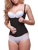 Vedette Women's Candice Double Layer Waist Cincher with Zipper - Black/L (38)