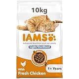 IAMS Light in Fat Complete Dry Cat Food Chicken 10kg - 30% Lower Fat Formula