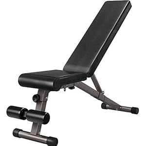 AOHMG Gewicht BenchFoldable, Verstelbare Druk Oefening Gym Bench Decline Bench, Sit Up Incline Abs Benchs voor Full Body Upright, Incline, Decline en Flat Oefening, Zwart