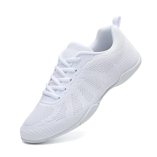 SECHRITE Zapatos de animadora para mujer y niña, zapatillas de
