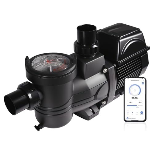 Exquimac 2HP Smart Pool Pump, Variable Speed Pump for