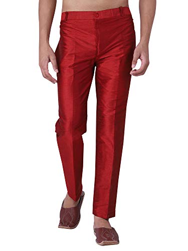 Image of HUZUR Mens Silk Trouser /Pant