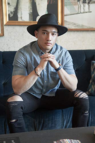 Pineapple&Star Sun Straw Fedora Beach Hat Fine Braid Upf50+ For Unisex Black #TOP4