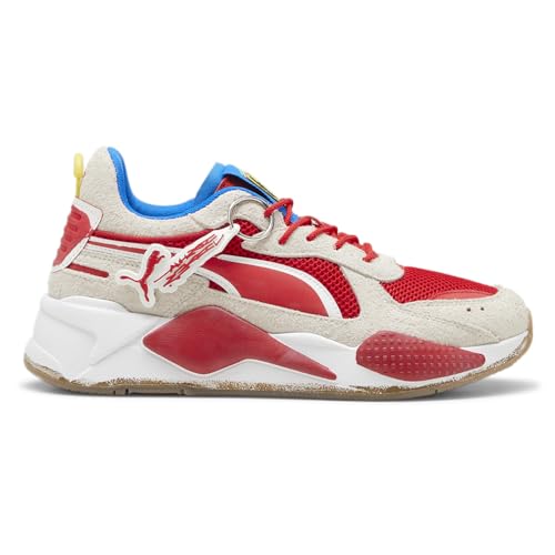PUMA Mens Scuderia Ferrari Rs-X X Jv Lace Up Sneakers Shoes Casual - Beige, Red - Size 9.5 M, 30781701