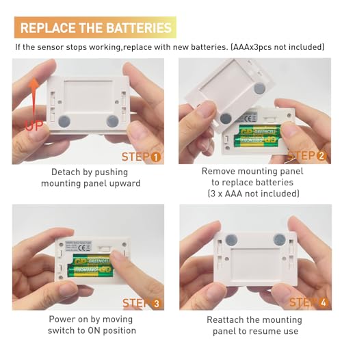 50% Off White Motion Sensor Night Light with Auto On/Off - Image 4