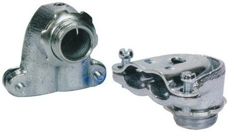 90° Flex Duplex Box Connectors - Zinc Die Cast 3/8" (Pkg of 10)