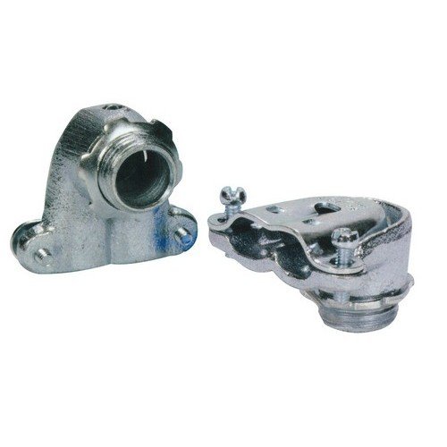 90 Flex Duplex Box Connectors - Zinc Die Cast 3/8" (Pkg of 10)