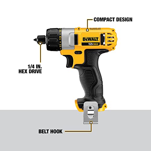 Dewalt DCF610S2 Akku-Schrauber, 10.8 Volt / 1.3 Ah Li-Ion – Bild 4