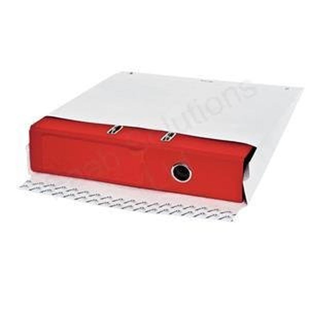 Tyvek 00067158 Ordnerfaltentasche 326x318x70 mm - 68g weiß - haftklebend | 50 Stück - Ideal für den sicheren und geschützten Versand von Dokumenten -