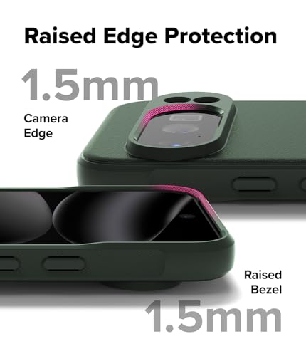 Image of Ringke Onyx for Google Pixel 10 Pro Case [Feels Good in The Hand] Oil & Dirt Resistant, Enhanced Camera Lens Protection, Comfortable Grip, Non-Slip, Lightweight Cover - Dark Green