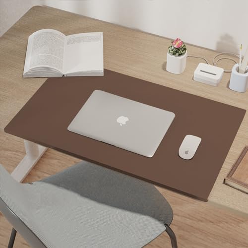 Protector de escritorio impermeable 90x50 cm marrón