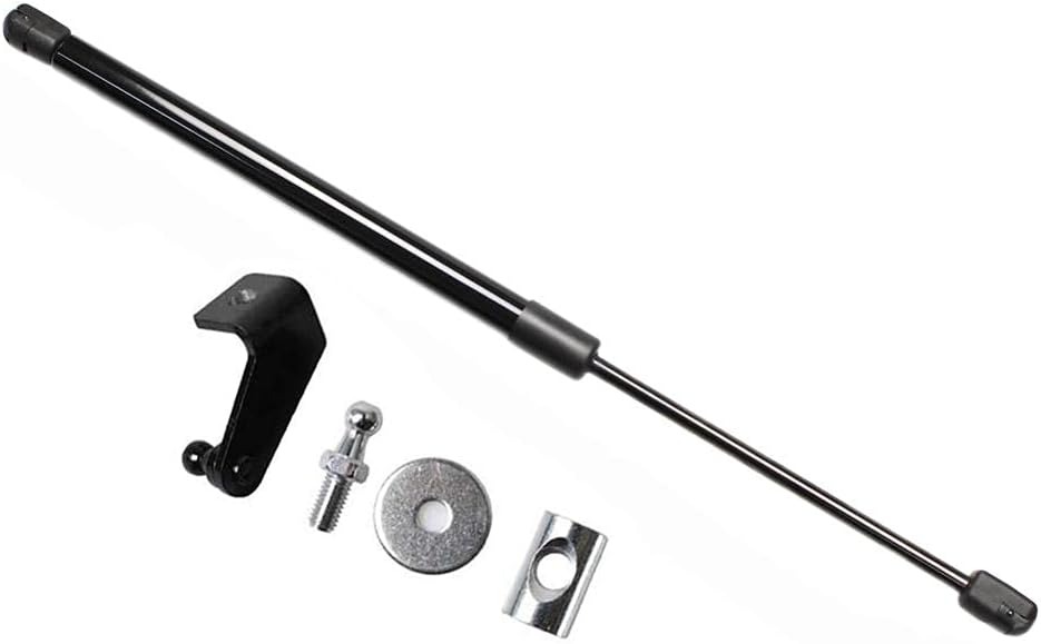 TSUBASA Damper for Ford Fiesta MK7 2012-2019 Front Bonnet Hood Lift Support Modify Gas Spring Charged Carbon Fiber Shock Absorber Strut Prop Rod Bar (1PC) (Normal Black)