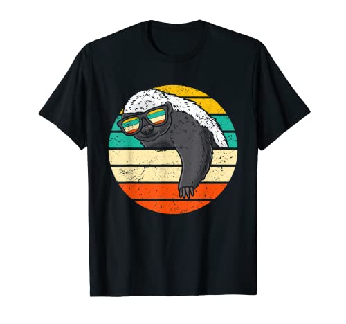 Honey Badger Ratel With Sunglasses T-Shirt