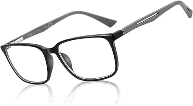 ZENOTTIC Blue Light Blocking Glasses,Reading Glasses for Men Square Frame Readers Anti Glare Sport Computer Glasses