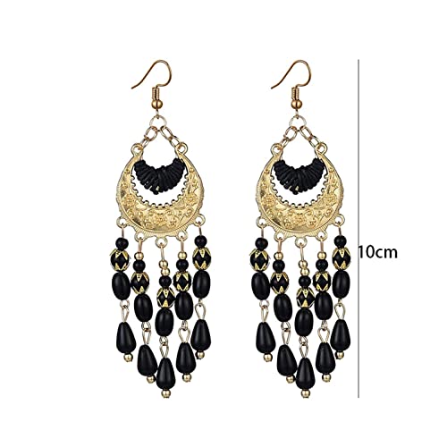 Boucles d'oreilles croissant faites main : bijou ethnique bohème et chic - 2