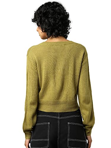 Image of Only Women's Acrylic V-Neck Sweater