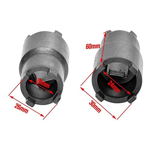 Image of Double-Head NUT Removal Tool for GY6 50CC 125CC 150CC Engine Clutch, Motorcycle /Scooter ATV Kart Clutch Lock Removal Tool Socket Wrench