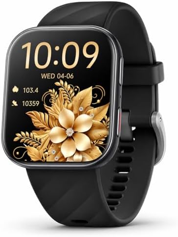 MorePro Health Fitness Tracker (Make/Answer Call), 24/7 Heart Monitor with Blood Pressure, Blood Oxygen, Sleep Tracking, 120+ Sports Modes Smart Watch with 7-Day Battery, Compatible with iOS Android