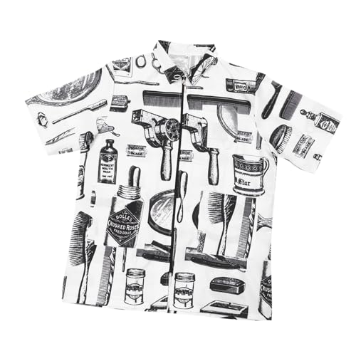 Blouse coiffure blanche respirante avec poche pour coiffeur à domicile