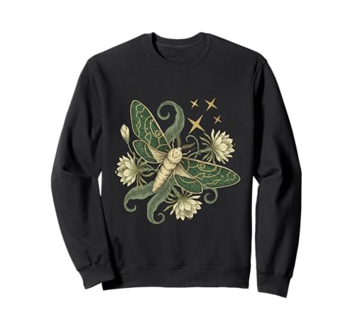 Luna Moth Cottagecore ���B���e�[�W �O�����W �t���[���� �e���A�� �g���[�i�[