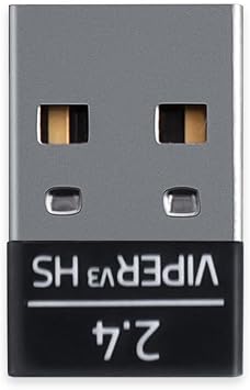 USB Dongle Receiver Adapter for Razer Viper V3 Hyperspeed Gaming Wireless Mouse