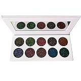 1. Profesional arco iris de colores Paleta de sombras: de ultra-mate de polvo impresionante brillo, que contiene 18 tipos de altas sombras de croma, y ​​tiene todo lo necesario para transferir al párpado.