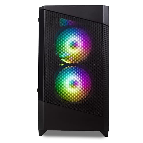 IONZ Gaming PC - AMD Ryzen 5 5500, RTX 3050 6GB Graphics Card, 16GB RAM | 500GB SSD, Windows 11, 500W 80+ PSU, WiFi - Black | KZ10B Mini - Image 4