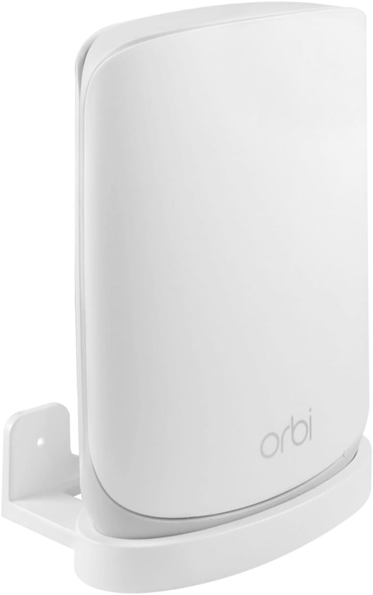 HOLACA Orbi WiFi 6 Wall Mount Holder, Router Mounting Brackets for Orbi WiFi 6 Mesh System (RBS760, RBK762S, RBK763S)